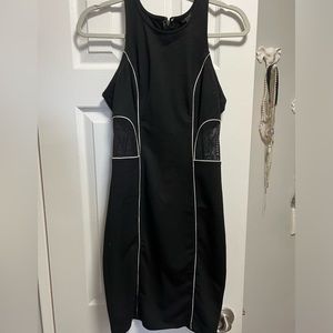 Express Dress with Mesh Cut Out